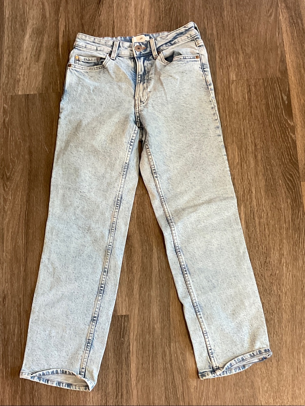 H&M Light Blue Straight-Leg Men's Jeans
